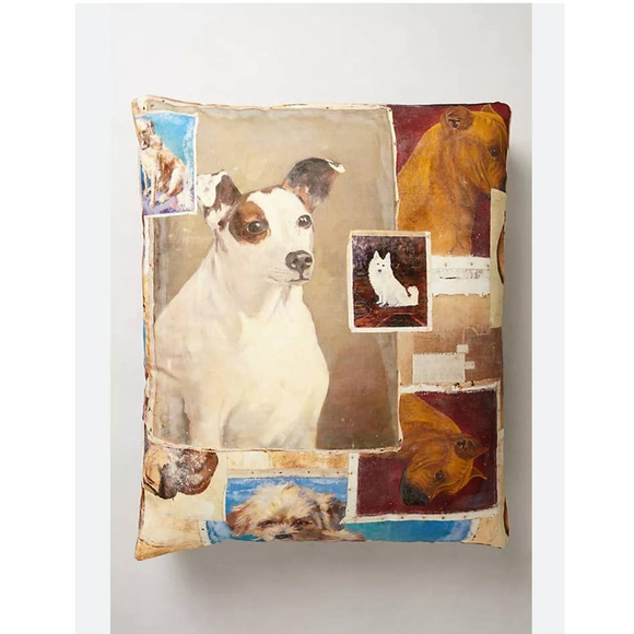 Anthropologie Other - RARE Large Anthropologie Swarm Vintage Portrait Dog Bed